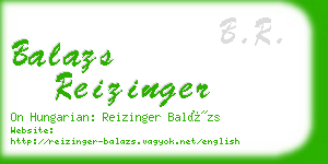 balazs reizinger business card